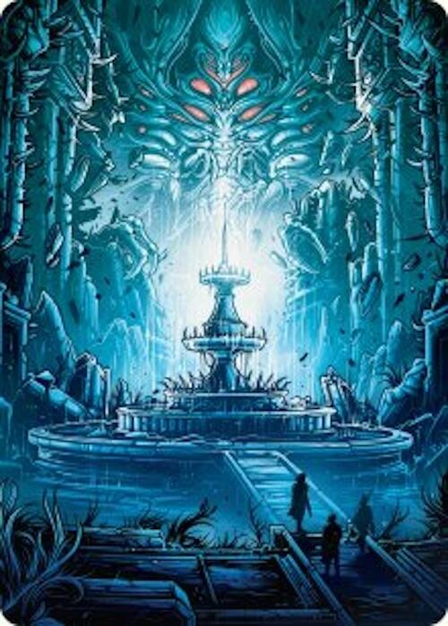 Island Art Card [Duskmourn: House of Horror Art Series] | Jomio and Rueliete's Cards and Comics