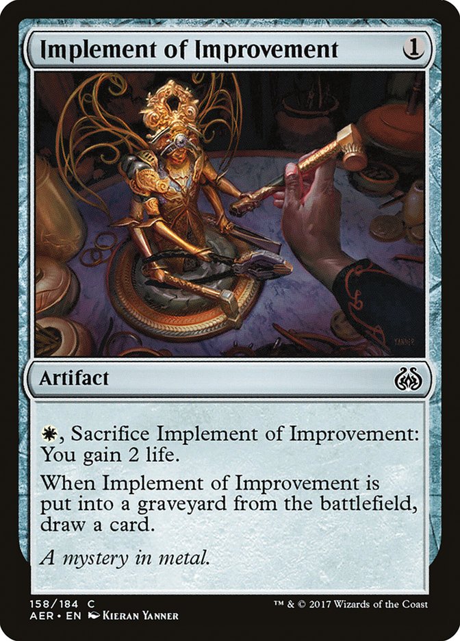 Implement of Improvement [Aether Revolt] | Jomio and Rueliete's Cards and Comics