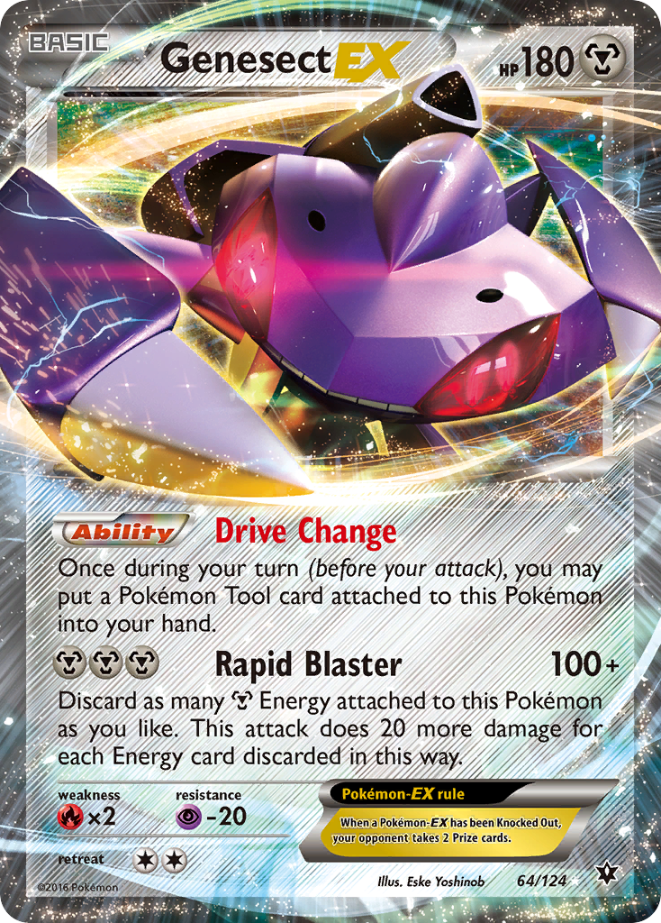 Genesect EX (64/124) [XY: Fates Collide] | Jomio and Rueliete's Cards and Comics