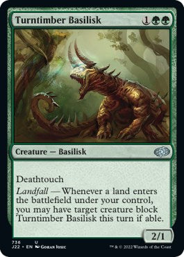 Turntimber Basilisk [Jumpstart 2022] | Jomio and Rueliete's Cards and Comics
