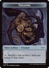 Angel // Treasure Double-Sided Token [Duskmourn: House of Horror Commander Tokens] | Jomio and Rueliete's Cards and Comics