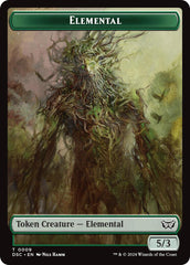 Elemental // Bird Double-Sided Token [Duskmourn: House of Horror Commander Tokens] | Jomio and Rueliete's Cards and Comics