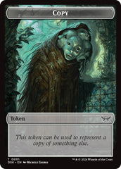 Shark // Copy Double-Sided Token [Duskmourn: House of Horror Commander Tokens] | Jomio and Rueliete's Cards and Comics