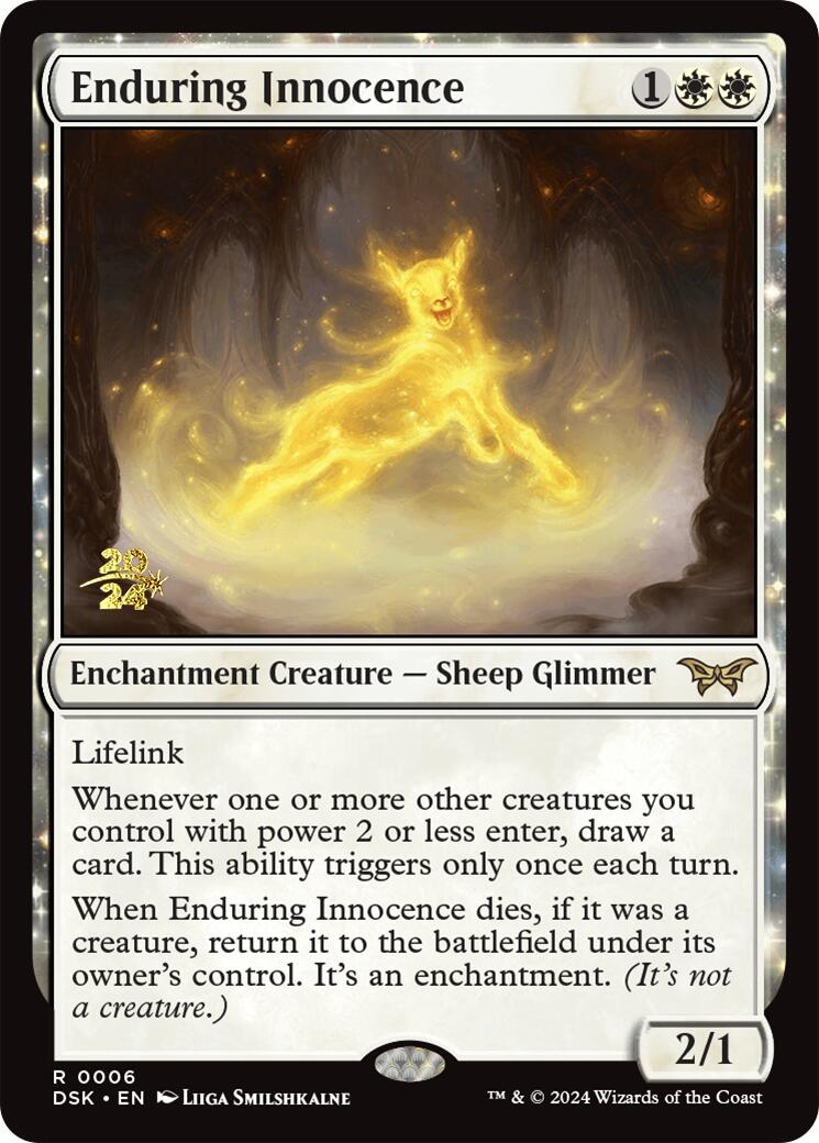 Enduring Innocence [Duskmourn: House of Horror Prerelease Promos] | Jomio and Rueliete's Cards and Comics
