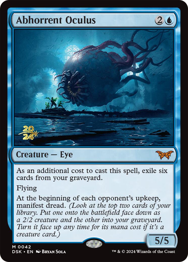 Abhorrent Oculus [Duskmourn: House of Horror Prerelease Promos] | Jomio and Rueliete's Cards and Comics