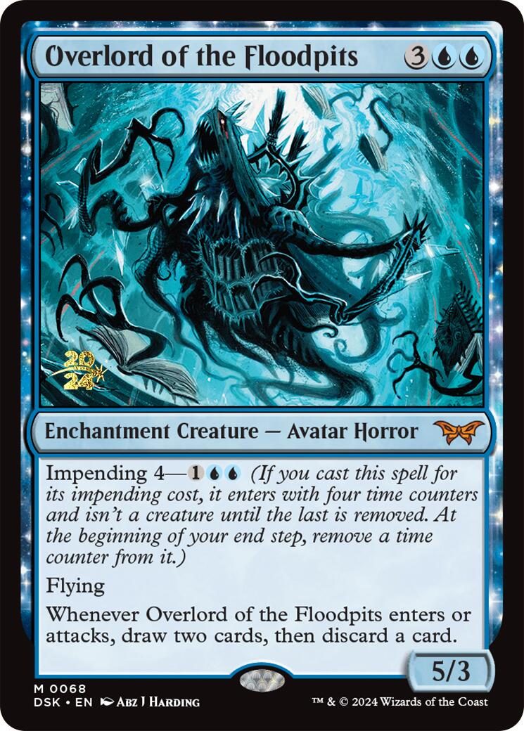 Overlord of the Floodpits [Duskmourn: House of Horror Prerelease Promos] | Jomio and Rueliete's Cards and Comics
