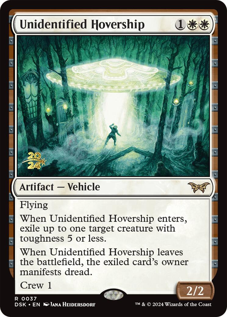 Unidentified Hovership [Duskmourn: House of Horror Prerelease Promos] | Jomio and Rueliete's Cards and Comics