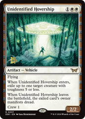 Unidentified Hovership [Duskmourn: House of Horror Prerelease Promos] | Jomio and Rueliete's Cards and Comics