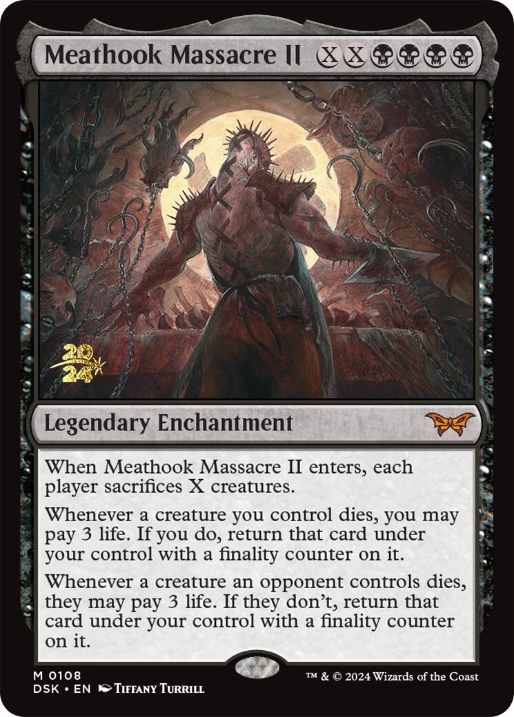 Meathook Massacre II (0108) [Duskmourn: House of Horror Prerelease Promos] | Jomio and Rueliete's Cards and Comics