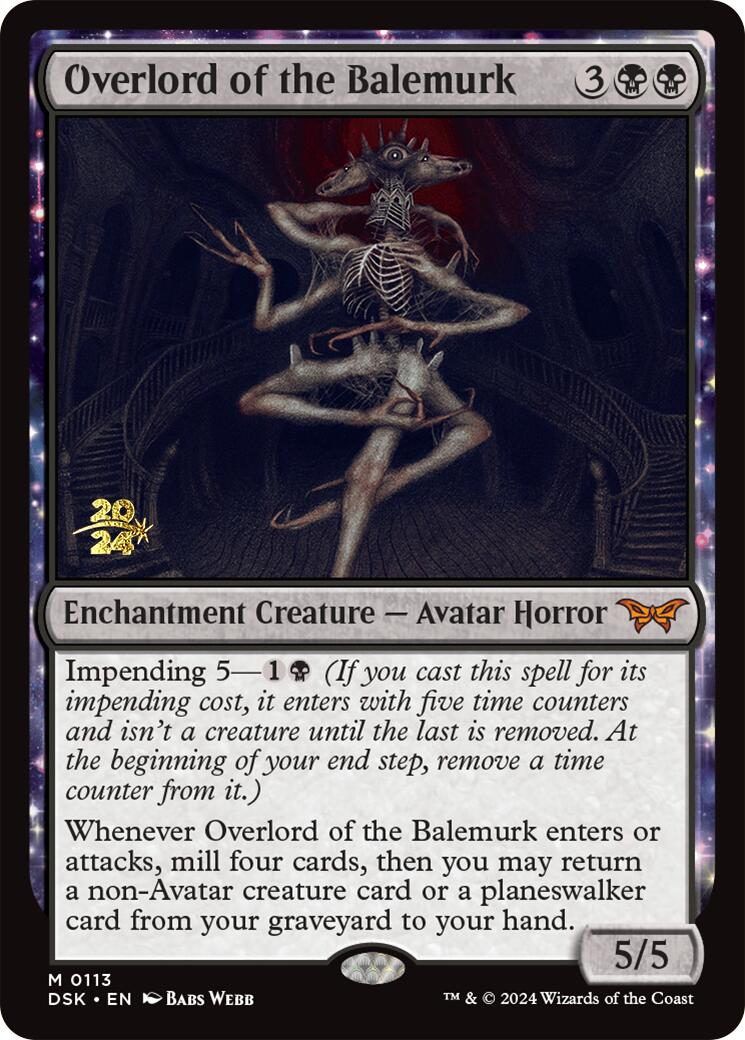 Overlord of the Balemurk [Duskmourn: House of Horror Prerelease Promos] | Jomio and Rueliete's Cards and Comics