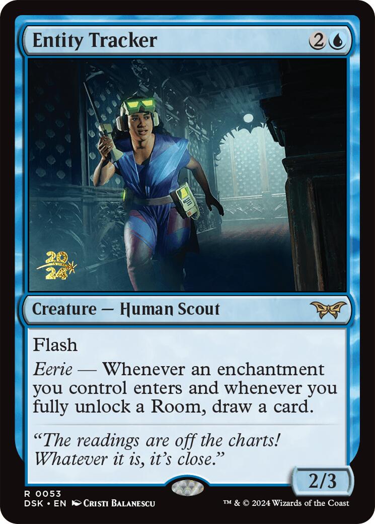 Entity Tracker (0053) [Duskmourn: House of Horror Prerelease Promos] | Jomio and Rueliete's Cards and Comics