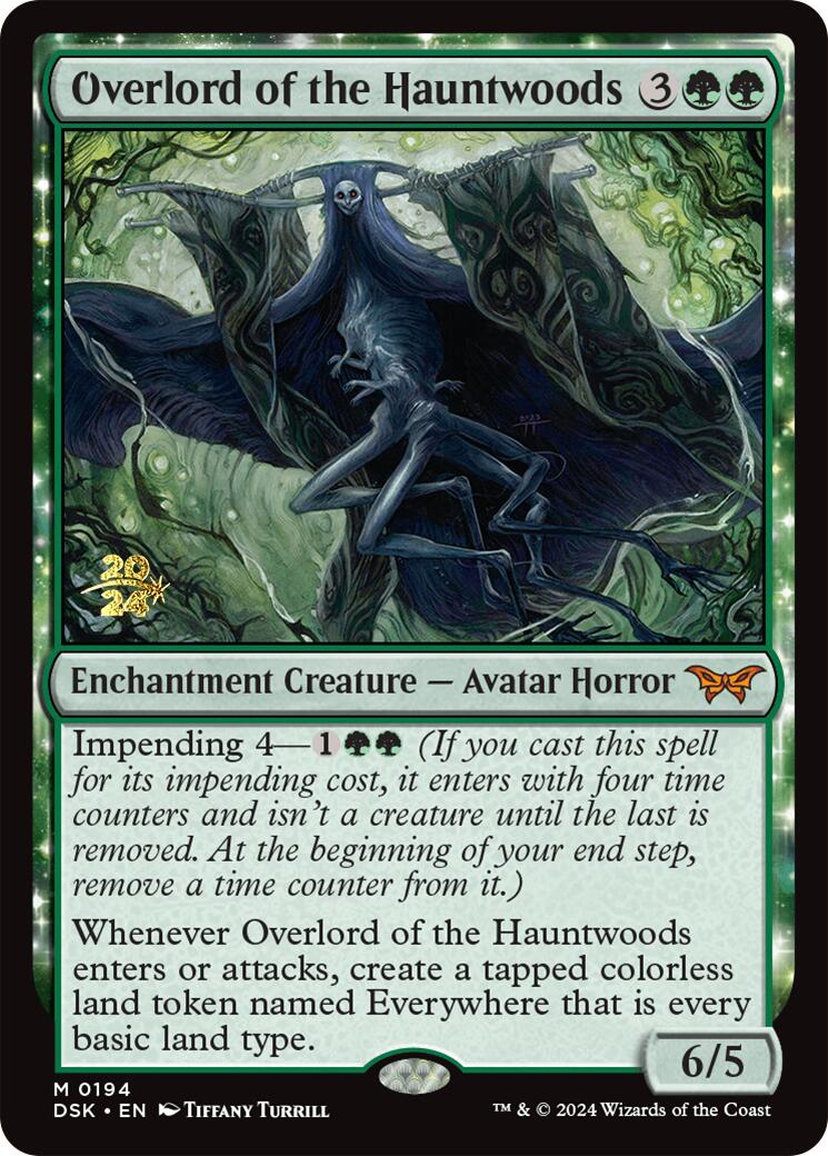 Overlord of the Hauntwoods [Duskmourn: House of Horror Prerelease Promos] | Jomio and Rueliete's Cards and Comics