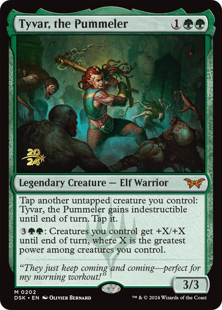 Tyvar, the Pummeler [Duskmourn: House of Horror Prerelease Promos] | Jomio and Rueliete's Cards and Comics