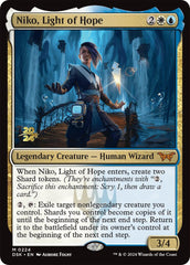 Niko, Light of Hope [Duskmourn: House of Horror Prerelease Promos] | Jomio and Rueliete's Cards and Comics