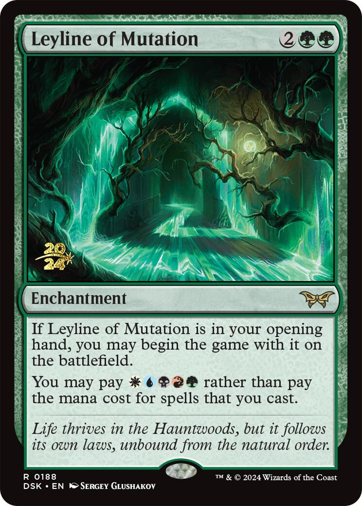 Leyline of Mutation [Duskmourn: House of Horror Prerelease Promos] | Jomio and Rueliete's Cards and Comics