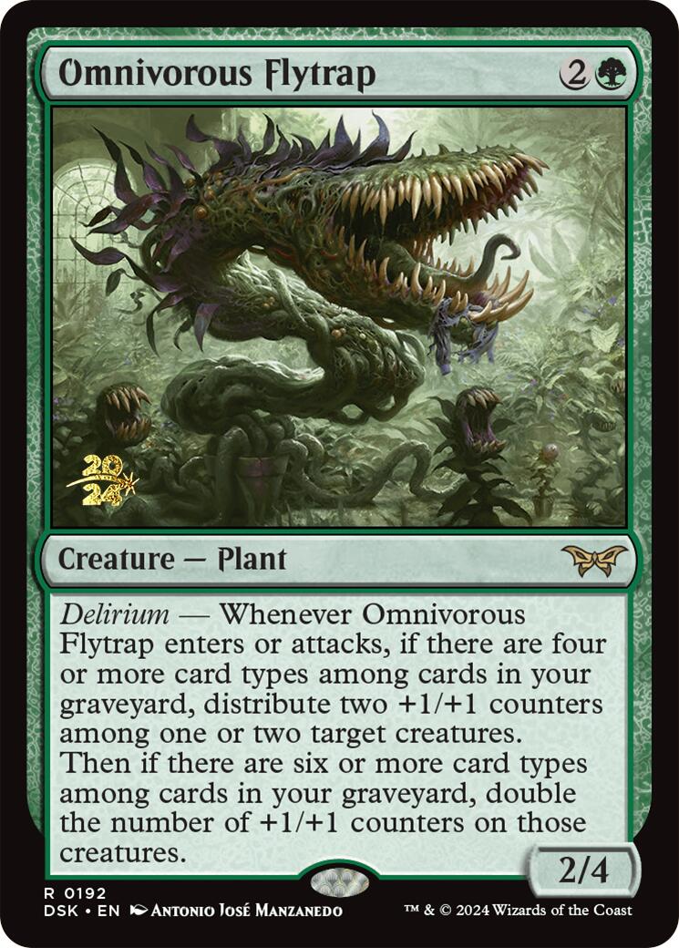 Omnivorous Flytrap [Duskmourn: House of Horror Prerelease Promos] | Jomio and Rueliete's Cards and Comics