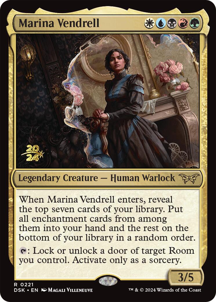 Marina Vendrell [Duskmourn: House of Horror Prerelease Promos] | Jomio and Rueliete's Cards and Comics
