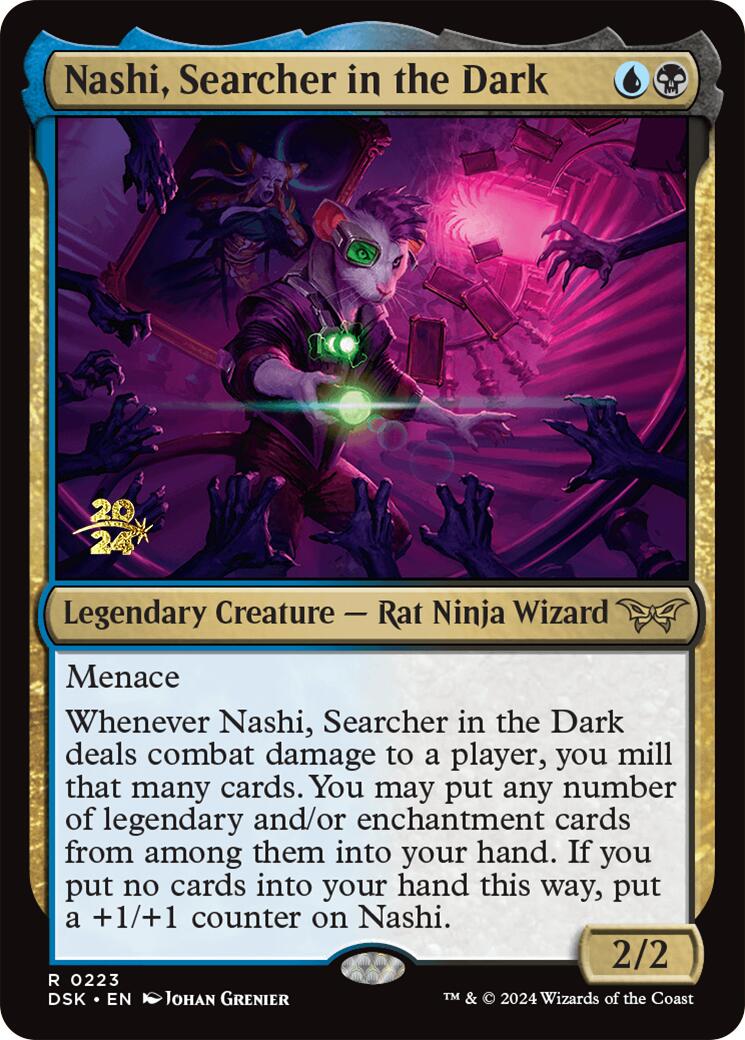 Nashi, Searcher in the Dark [Duskmourn: House of Horror Prerelease Promos] | Jomio and Rueliete's Cards and Comics