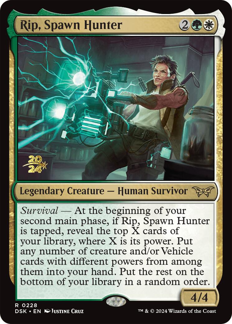 Rip, Spawn Hunter [Duskmourn: House of Horror Prerelease Promos] | Jomio and Rueliete's Cards and Comics