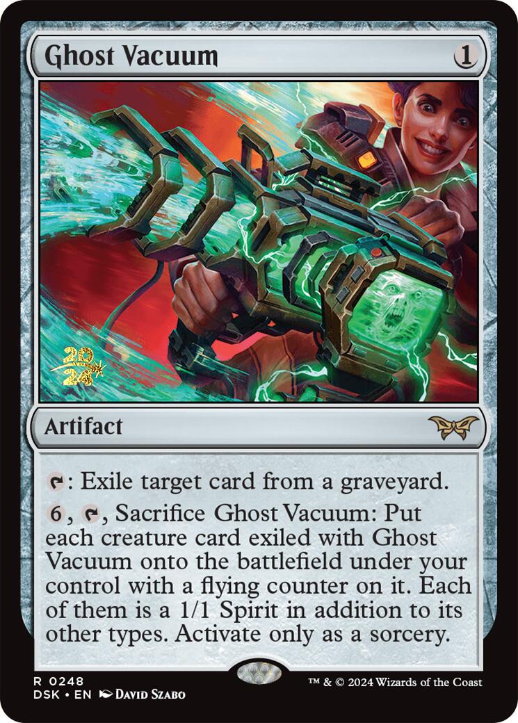 Ghost Vacuum [Duskmourn: House of Horror Prerelease Promos] | Jomio and Rueliete's Cards and Comics