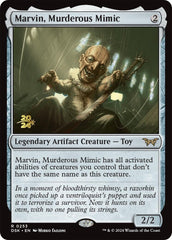 Marvin, Murderous Mimic [Duskmourn: House of Horror Prerelease Promos] | Jomio and Rueliete's Cards and Comics