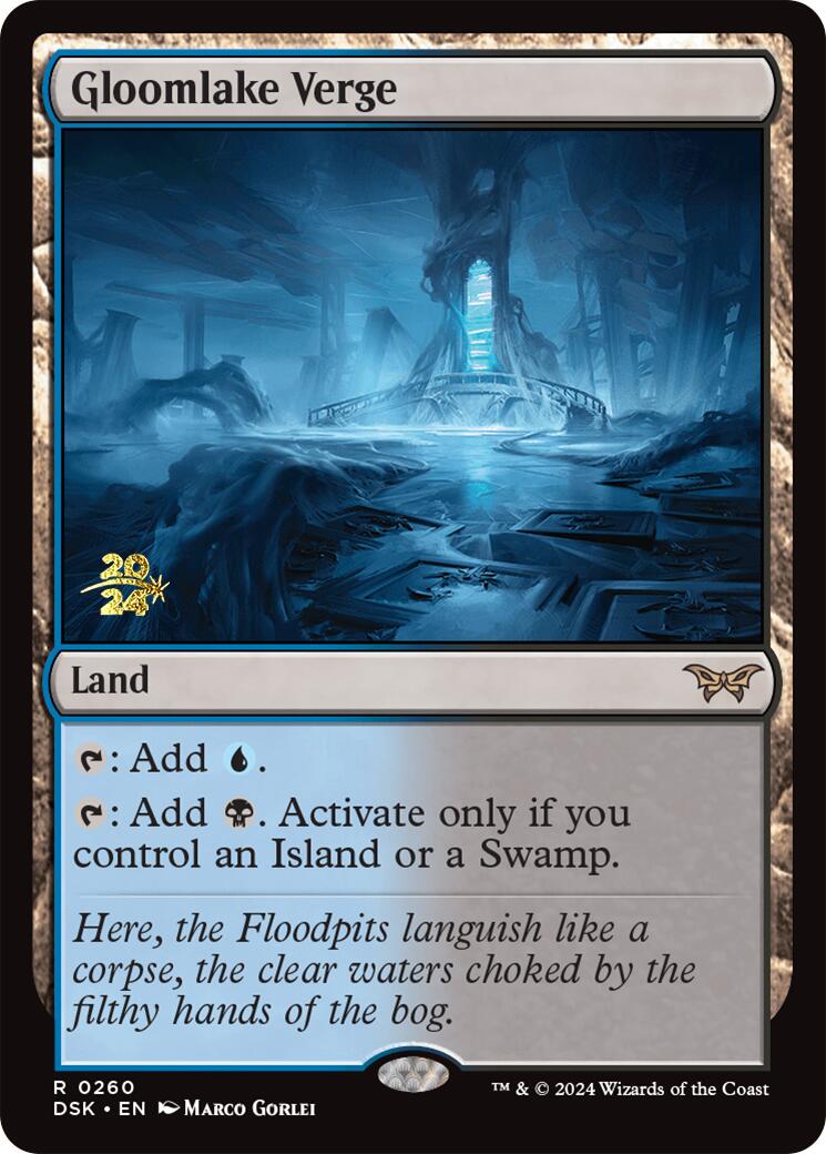 Gloomlake Verge [Duskmourn: House of Horror Prerelease Promos] | Jomio and Rueliete's Cards and Comics