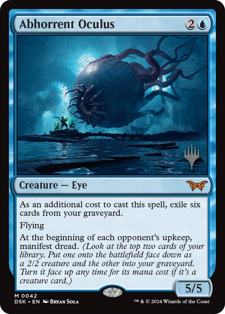 Abhorrent Oculus (Promo Pack) [Duskmourn: House of Horror Promos] | Jomio and Rueliete's Cards and Comics