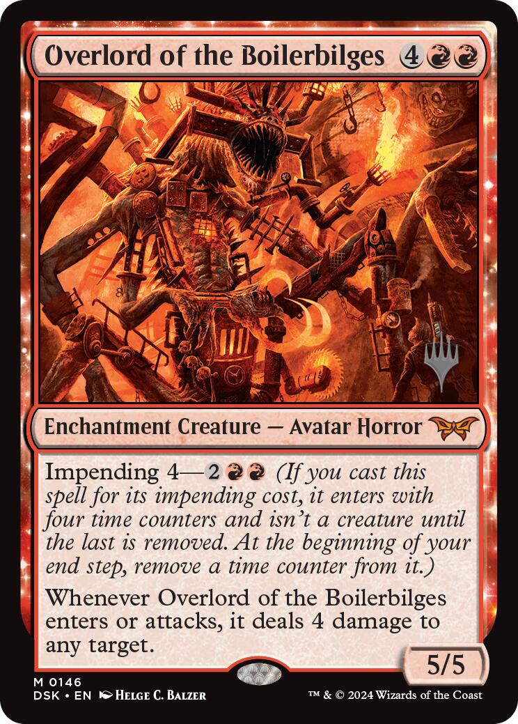 Overlord of the Boilerbilges (Promo Pack) [Duskmourn: House of Horror Promos] | Jomio and Rueliete's Cards and Comics