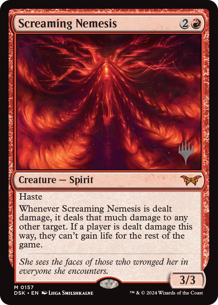 Screaming Nemesis (Promo Pack) [Duskmourn: House of Horror Promos] | Jomio and Rueliete's Cards and Comics