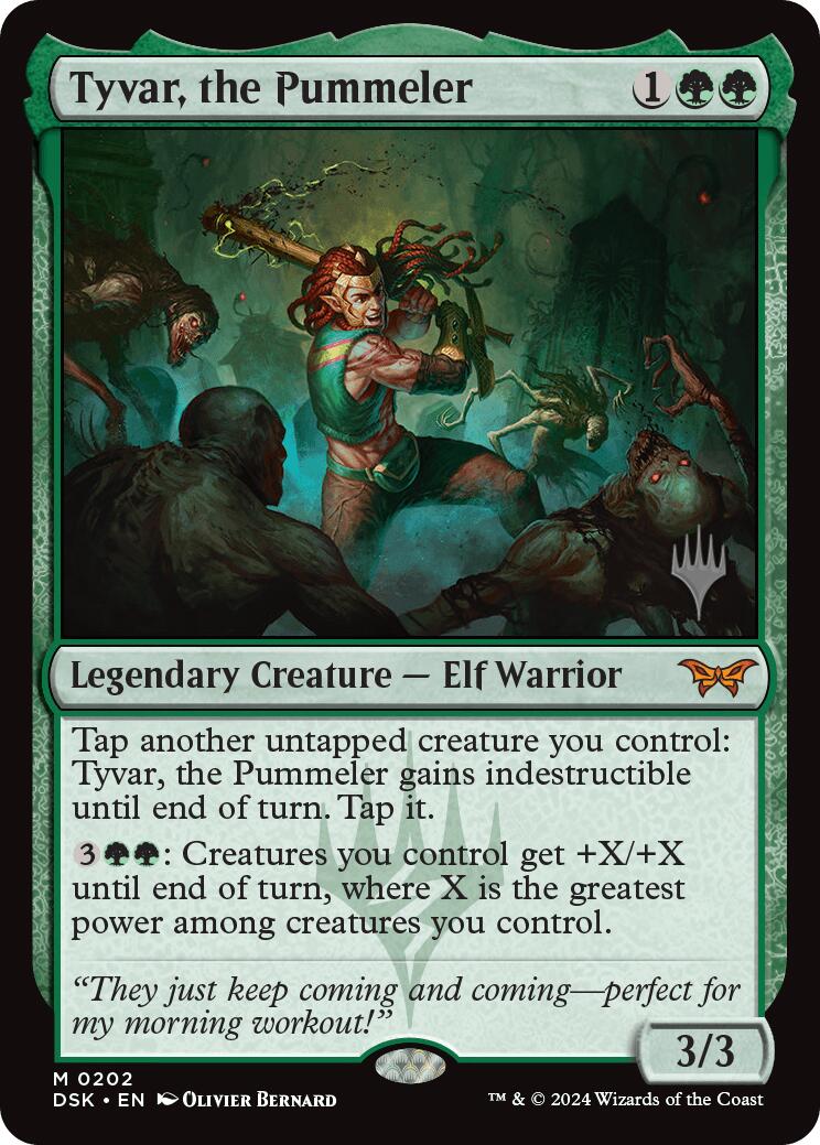 Tyvar, the Pummeler (Promo Pack) [Duskmourn: House of Horror Promos] | Jomio and Rueliete's Cards and Comics