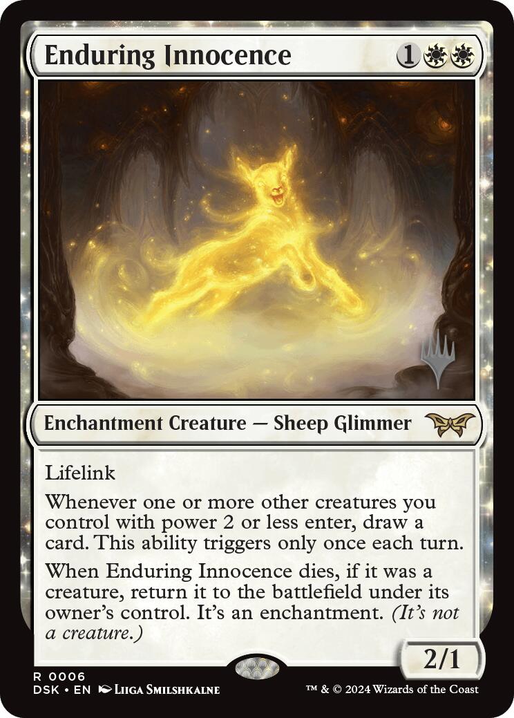 Enduring Innocence (Promo Pack) [Duskmourn: House of Horror Promos] | Jomio and Rueliete's Cards and Comics