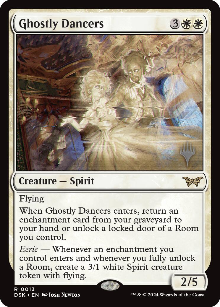 Ghostly Dancers (Promo Pack) [Duskmourn: House of Horror Promos] | Jomio and Rueliete's Cards and Comics