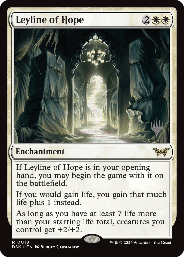 Leyline of Hope (Promo Pack) [Duskmourn: House of Horror Promos] | Jomio and Rueliete's Cards and Comics