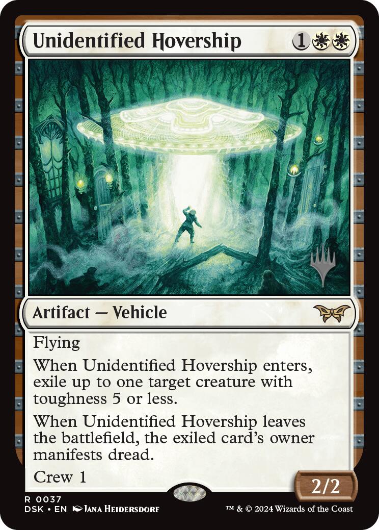 Unidentified Hovership (Promo Pack) [Duskmourn: House of Horror Promos] | Jomio and Rueliete's Cards and Comics