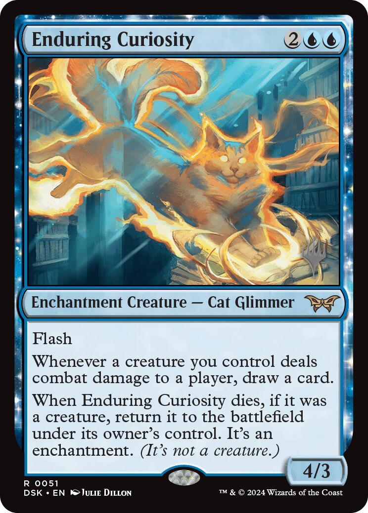Enduring Curiosity (Promo Pack) [Duskmourn: House of Horror Promos] | Jomio and Rueliete's Cards and Comics