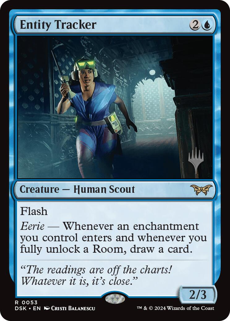 Entity Tracker (0053) (Promo Pack) [Duskmourn: House of Horror Promos] | Jomio and Rueliete's Cards and Comics