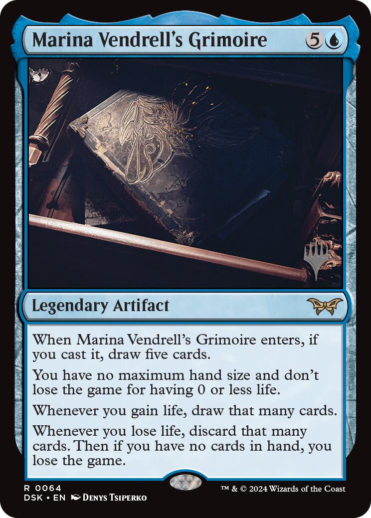 Marina Vendrell's Grimoire (Promo Pack) [Duskmourn: House of Horror Promos] | Jomio and Rueliete's Cards and Comics