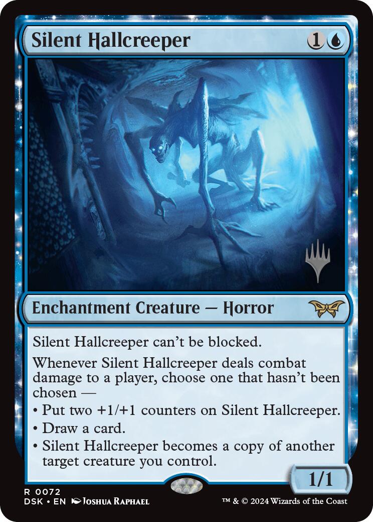 Silent Hallcreeper (Promo Pack) [Duskmourn: House of Horror Promos] | Jomio and Rueliete's Cards and Comics