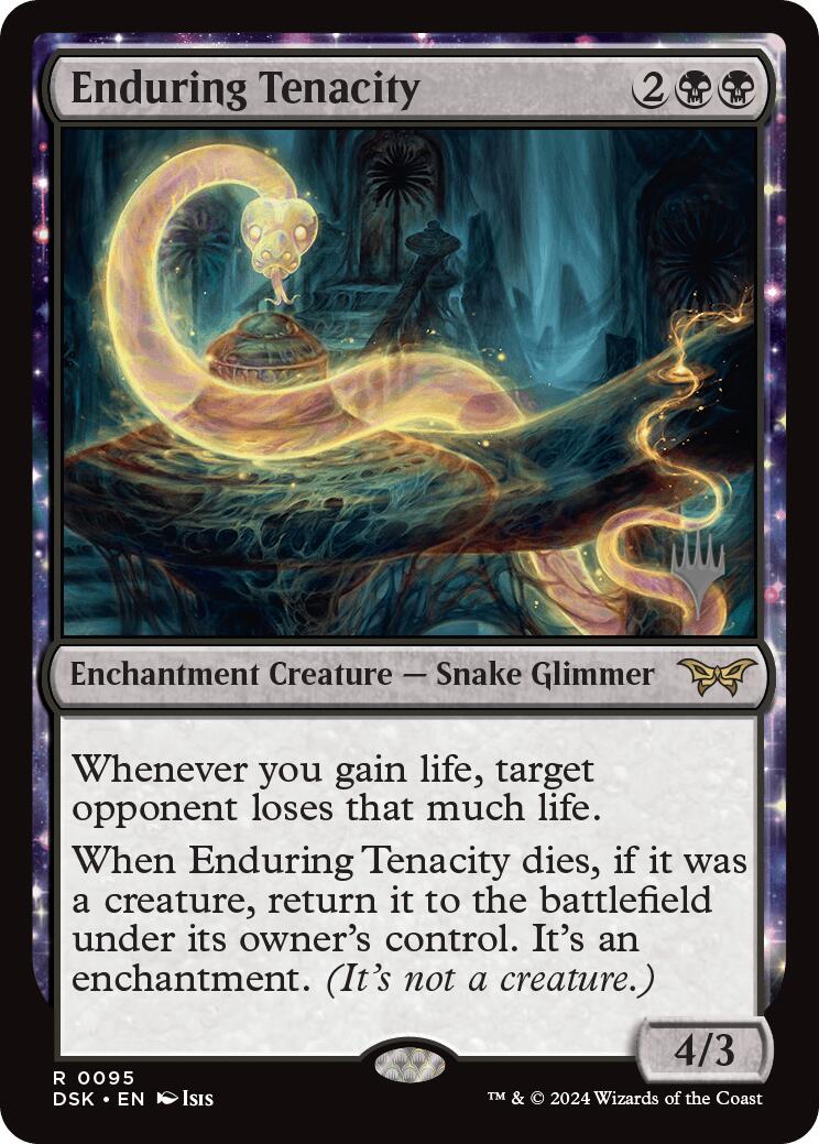 Enduring Tenacity (Promo Pack) [Duskmourn: House of Horror Promos] | Jomio and Rueliete's Cards and Comics