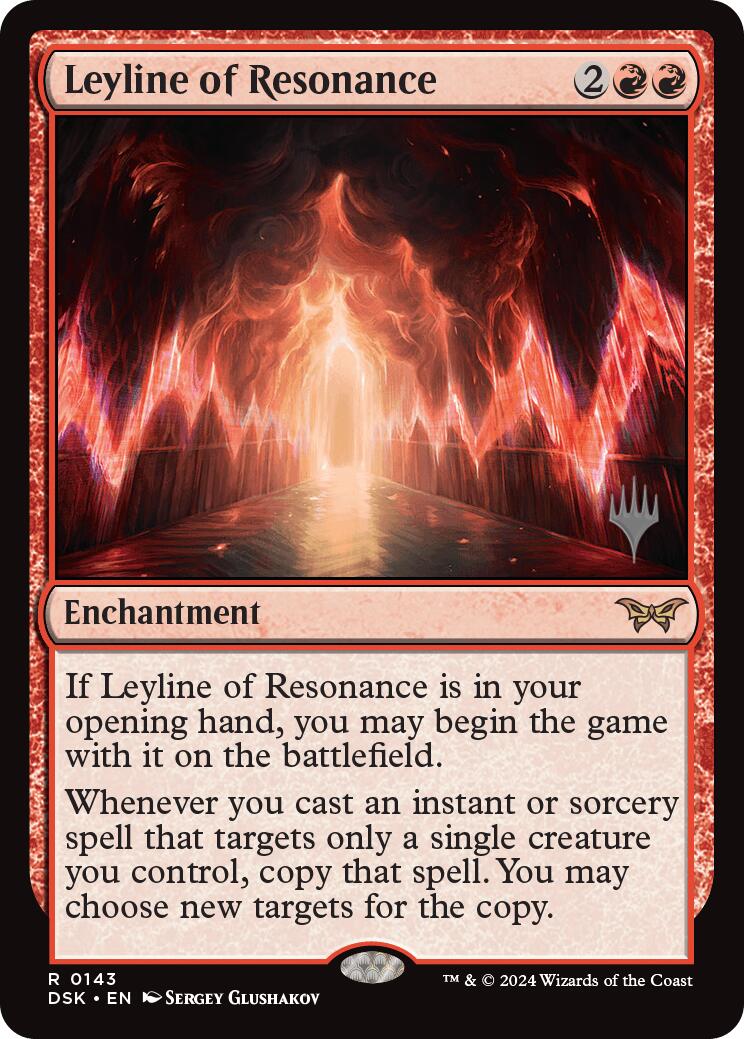 Leyline of Resonance (Promo Pack) [Duskmourn: House of Horror Promos] | Jomio and Rueliete's Cards and Comics