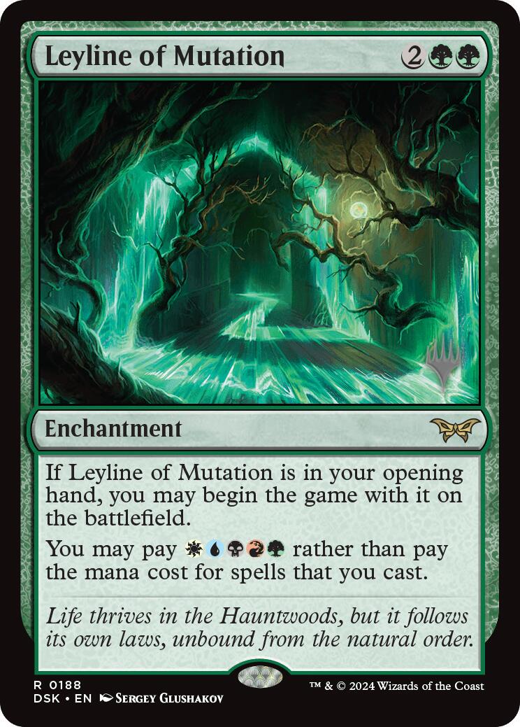 Leyline of Mutation (Promo Pack) [Duskmourn: House of Horror Promos] | Jomio and Rueliete's Cards and Comics