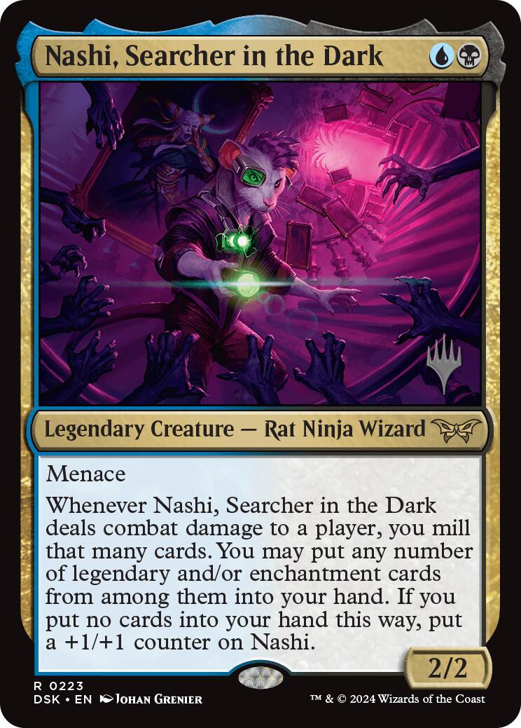 Nashi, Searcher in the Dark (Promo Pack) [Duskmourn: House of Horror Promos] | Jomio and Rueliete's Cards and Comics