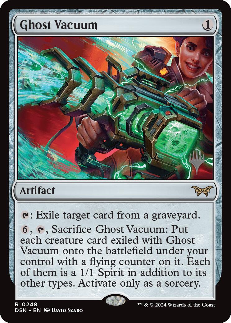 Ghost Vacuum (Promo Pack) [Duskmourn: House of Horror Promos] | Jomio and Rueliete's Cards and Comics