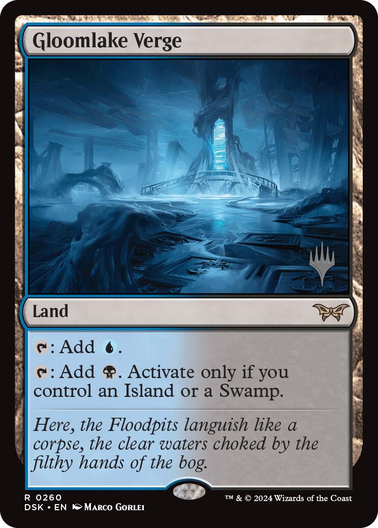 Gloomlake Verge (Promo Pack) [Duskmourn: House of Horror Promos] | Jomio and Rueliete's Cards and Comics