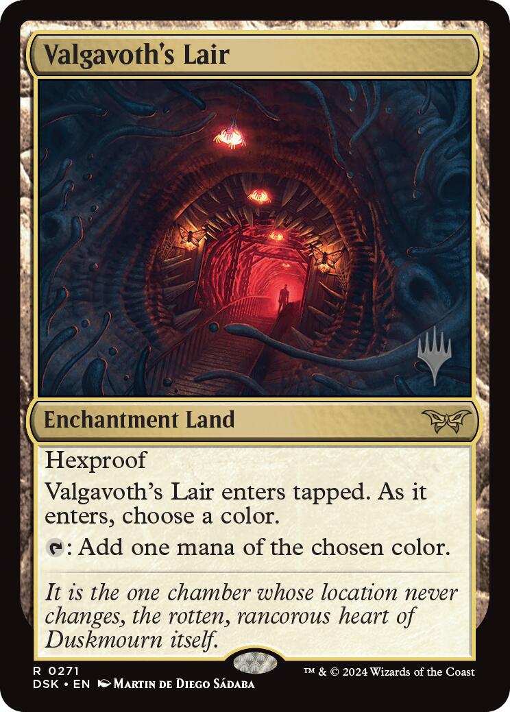 Valgavoth's Lair (Promo Pack) [Duskmourn: House of Horror Promos] | Jomio and Rueliete's Cards and Comics