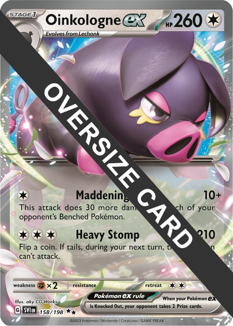 Oinkologne ex (158/198) (Jumbo Card) [Scarlet & Violet: Black Star Promos] | Jomio and Rueliete's Cards and Comics