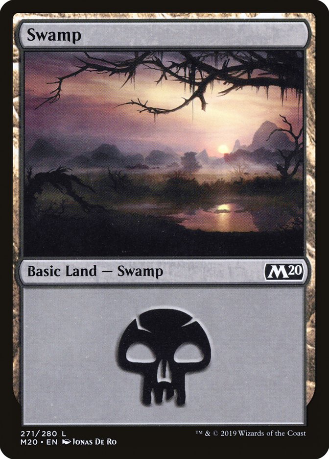 Swamp (271) [Core Set 2020] | Jomio and Rueliete's Cards and Comics