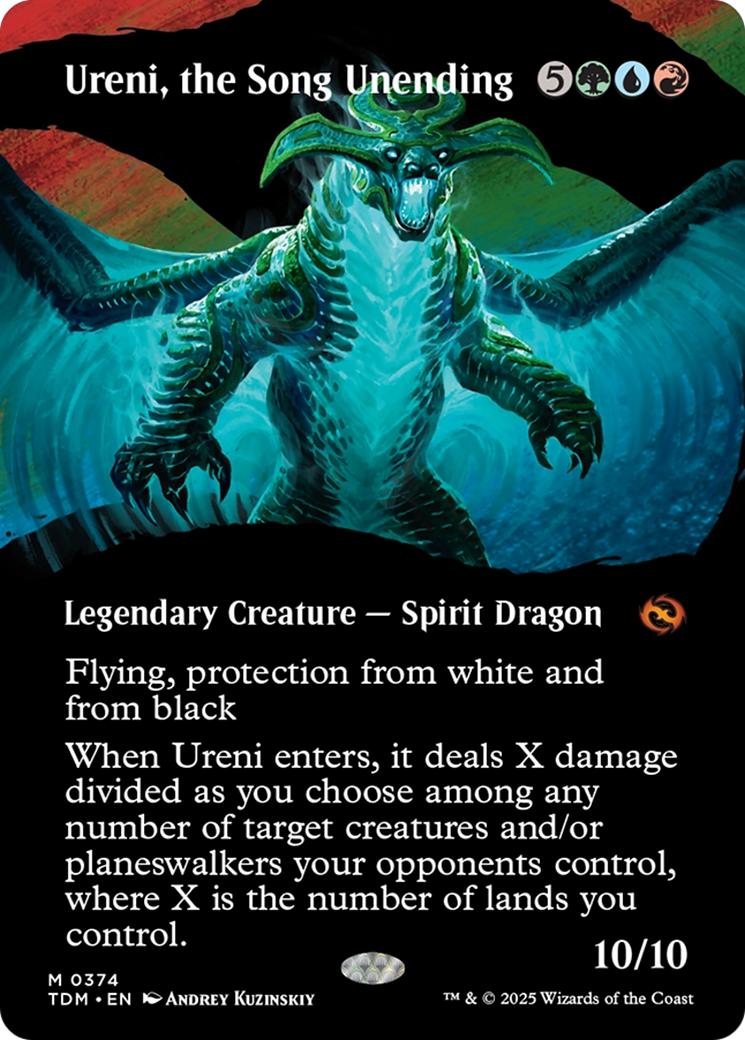 Ureni, the Song Unending (Borderless) [Tarkir: Dragonstorm] | Jomio and Rueliete's Cards and Comics