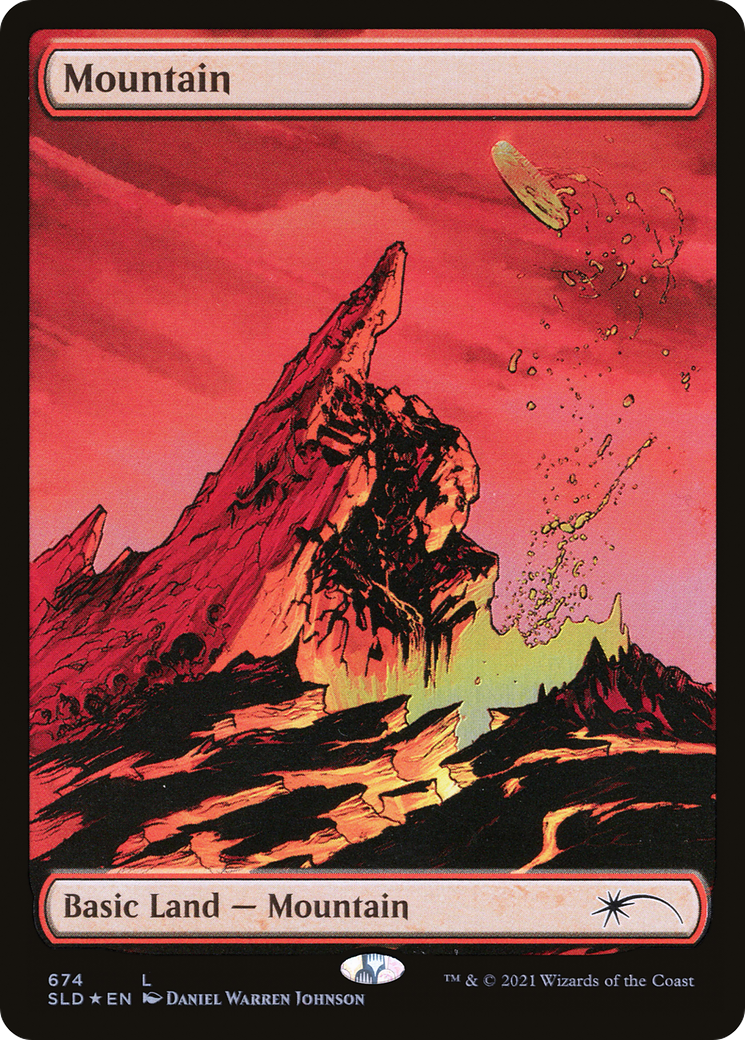 Mountain (674) [Secret Lair Drop Promos] | Jomio and Rueliete's Cards and Comics