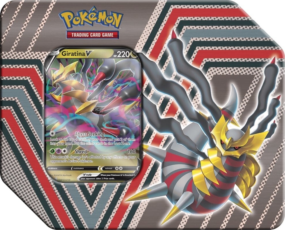 Hidden Potential Tin (Giratina V) | Jomio and Rueliete's Cards and Comics